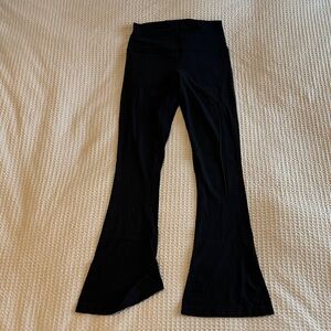 Lululemon flared ribbed leggings
